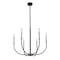 Z-Lite Haylie 6 Light Chandelier, Matte Black 479-6MB-BN - alternate 4